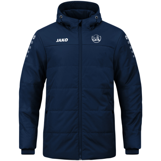 Afbeeldingen van Coachvest Team met kap - SENIOREN/TRAINERS